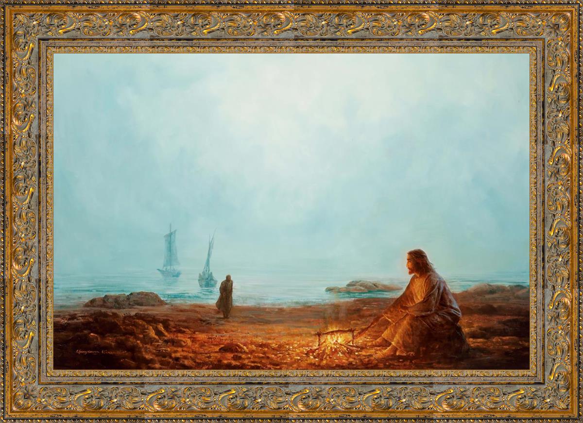 By the Shore by Yongsung Kim - Stunning Coastal Art Print for Home & Office Decor - Perfect for Beach House, Living Room, or Gift