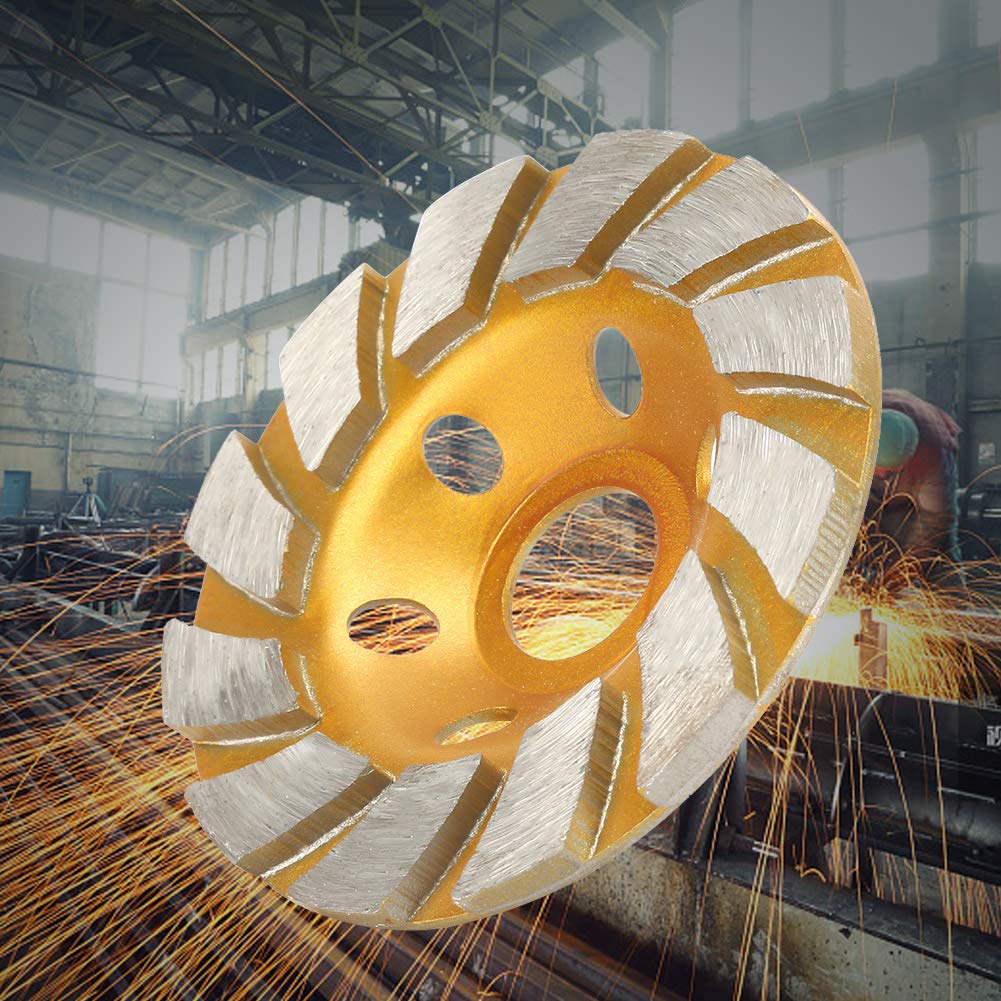 100mm Diamond Grinding Wheel for Jewelry, Glass, Rock & Ceramics - Round Segment Grinder Disc & Lap Disk for Precision Cutting, Polishing & Shaping - Perfect for DIY Crafts, Stone Carving & Metalworking Projects