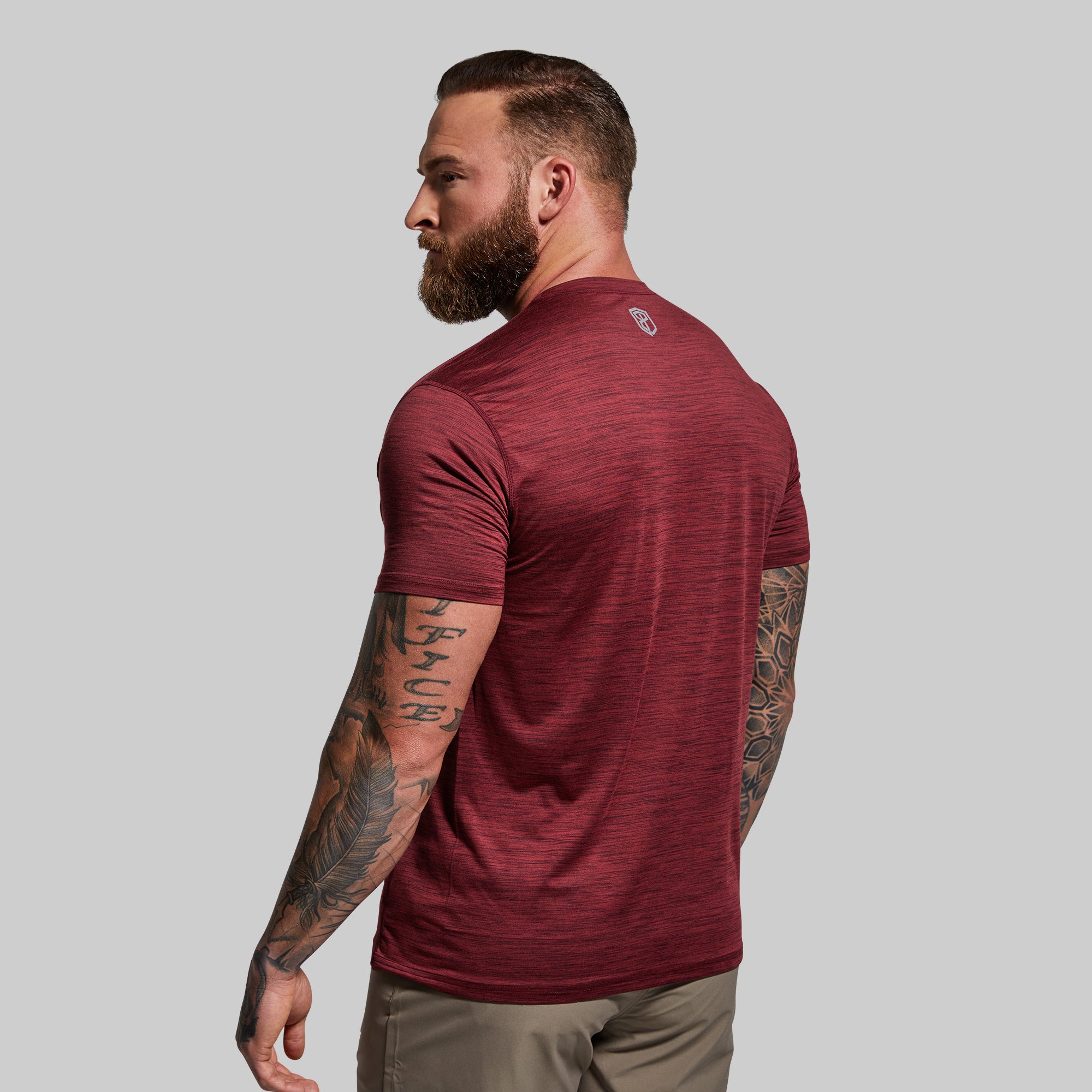Premium Athleisure T-Shirt for Women - Soft & Breathable Maroon Tee - Perfect for Yoga, Gym & Casual Wear