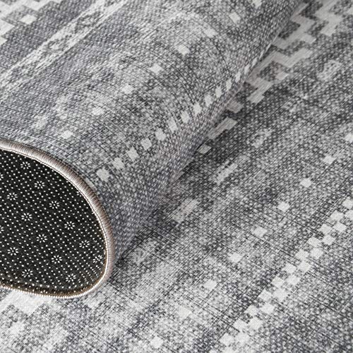 Moroccan Stripe - Gray/Light Blue