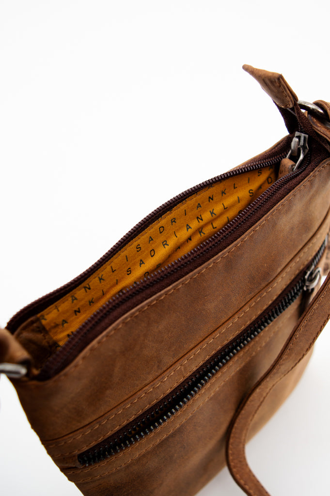 Adrian Klis 2362 Women's Buffalo Leather Handbag - Stylish & Durable Crossbody Purse for Work, Travel & Everyday Use