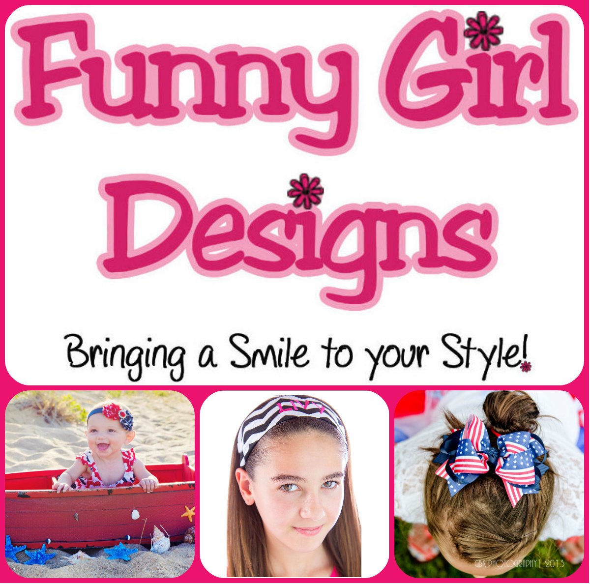 Funny Girl Designs Boutique Handmade Ribbon Headband Holder - Organize Hair Accessories in Style - Perfect for Bedroom, Bathroom & Vanity Organization
