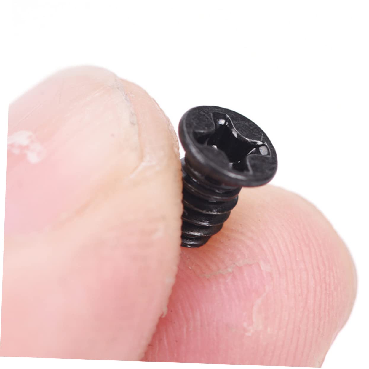 Hemobllo 300 Pcs Black Nickel HDD Screws - Hard Drive Screws for Computer, Hard Disk, Tray & Hot Swap Accessories | Durable Computer Supply for PC Builds, Servers & Data Centers