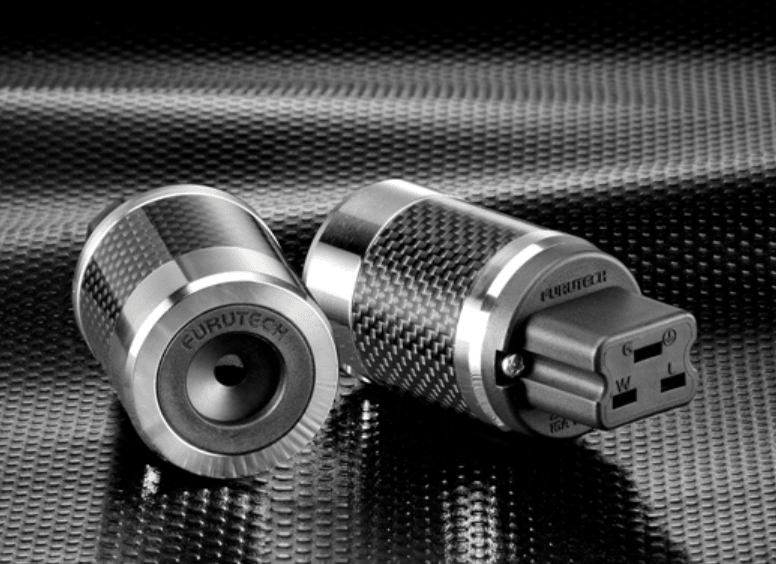 Furutech FI-52 (R) 20A IEC Power Connector - High-End Audio Power Cable Connector for Home Theater & Hi-Fi Systems