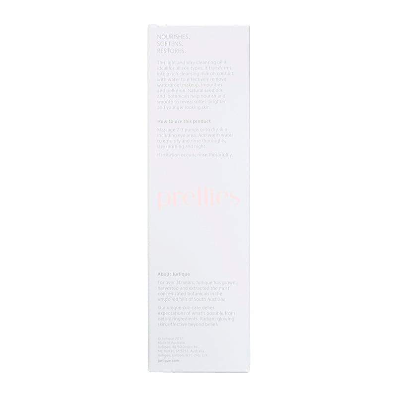 Jurlique Nourishing Cleansing Oil 200ml | Hydrating Face Wash for Dry & Sensitive Skin | Daily Skincare & Makeup Remover | 113416