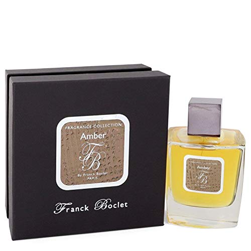 Franck Boclet Amber Eau De Parfum Spray 3.4 oz - Unisex Cologne for Men & Women | Psychedelic Dreams Scent | Perfect for Date Night, Evening Events & Special Occasions