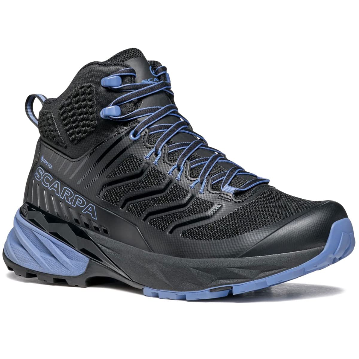 SCARPA Women's Rush Mid GTX Waterproof Hiking Boots - Gore-Tex Trail Running Shoes for Outdoor Adventures, Backpacking & Mountain Climbing