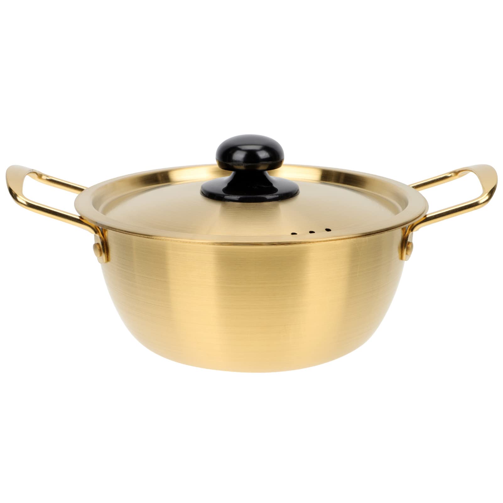 Hemoton Stainless Steel Instant Noodle Pot - Korean Ramen Cookware Set, Small Hot Pot for Seafood & Soup - Perfect for Dorm Cooking, Camping Meals & Quick Ramen Nights