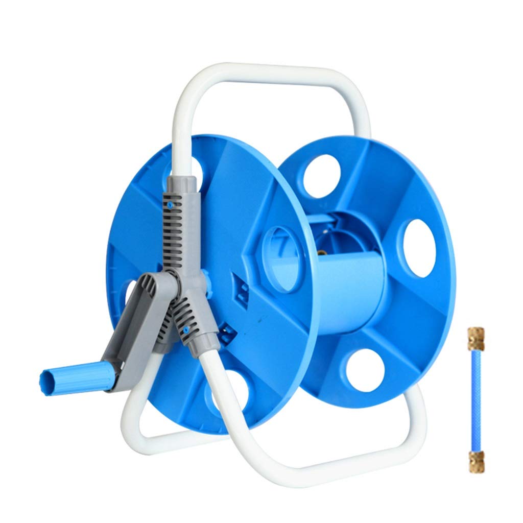 BBGS Heavy Duty Garden Hose Reel Cart - Portable Water Hose Storage Rack with 30m 1/2