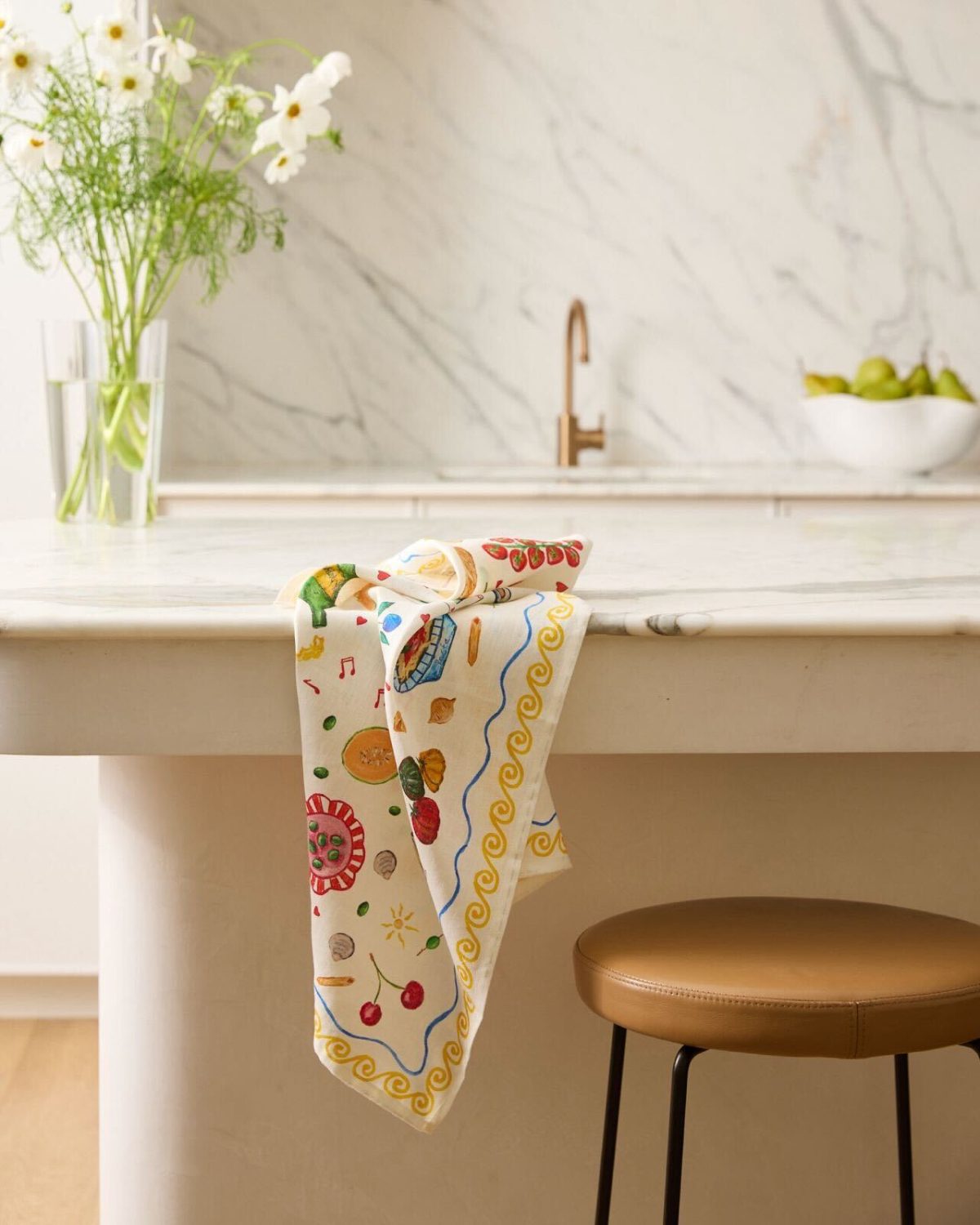 Premium 100% French Flax Linen Dish Towels - Soft, Absorbent & Eco-Friendly Kitchen Towels for Drying Dishes, Cleaning Countertops & Decorating Your Farmhouse Kitchen