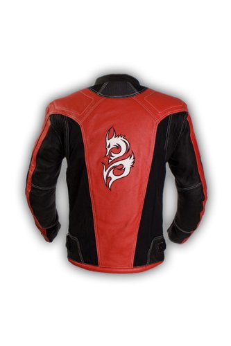 Dragon Rider Marquee Leather Motorcycle Jacket for Men - Premium Biker Jacket with Armor Pockets & Ventilation - Perfect for Cruising, Racing & Motorcycle Events