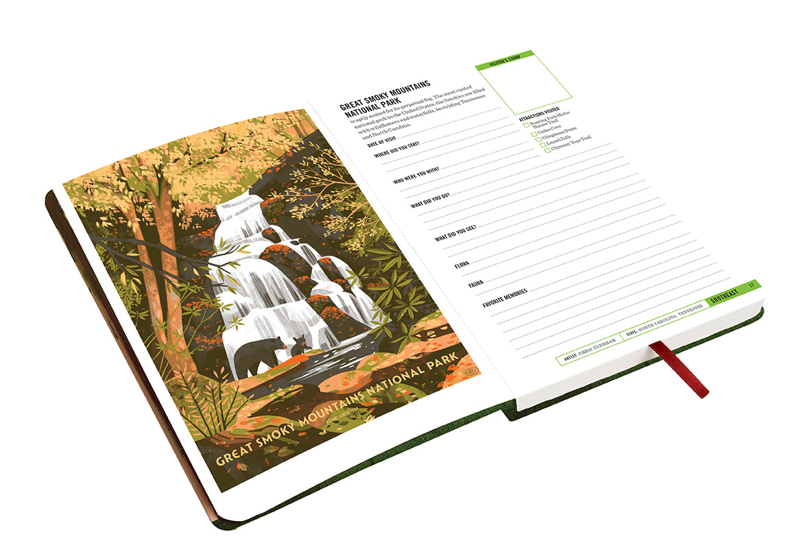 National Parks Art Journal - Park Lover's Notebook for Travel Enthusiasts | Perfect for Hiking, Camping & Nature Exploration
