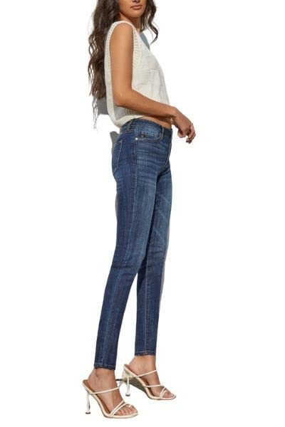 Kancan Women's Mid Rise Super Skinny Jeans - KKC7085LOH | Stretch Denim Pants for Women | Perfect for Casual Wear, Night Out & Everyday Fashion