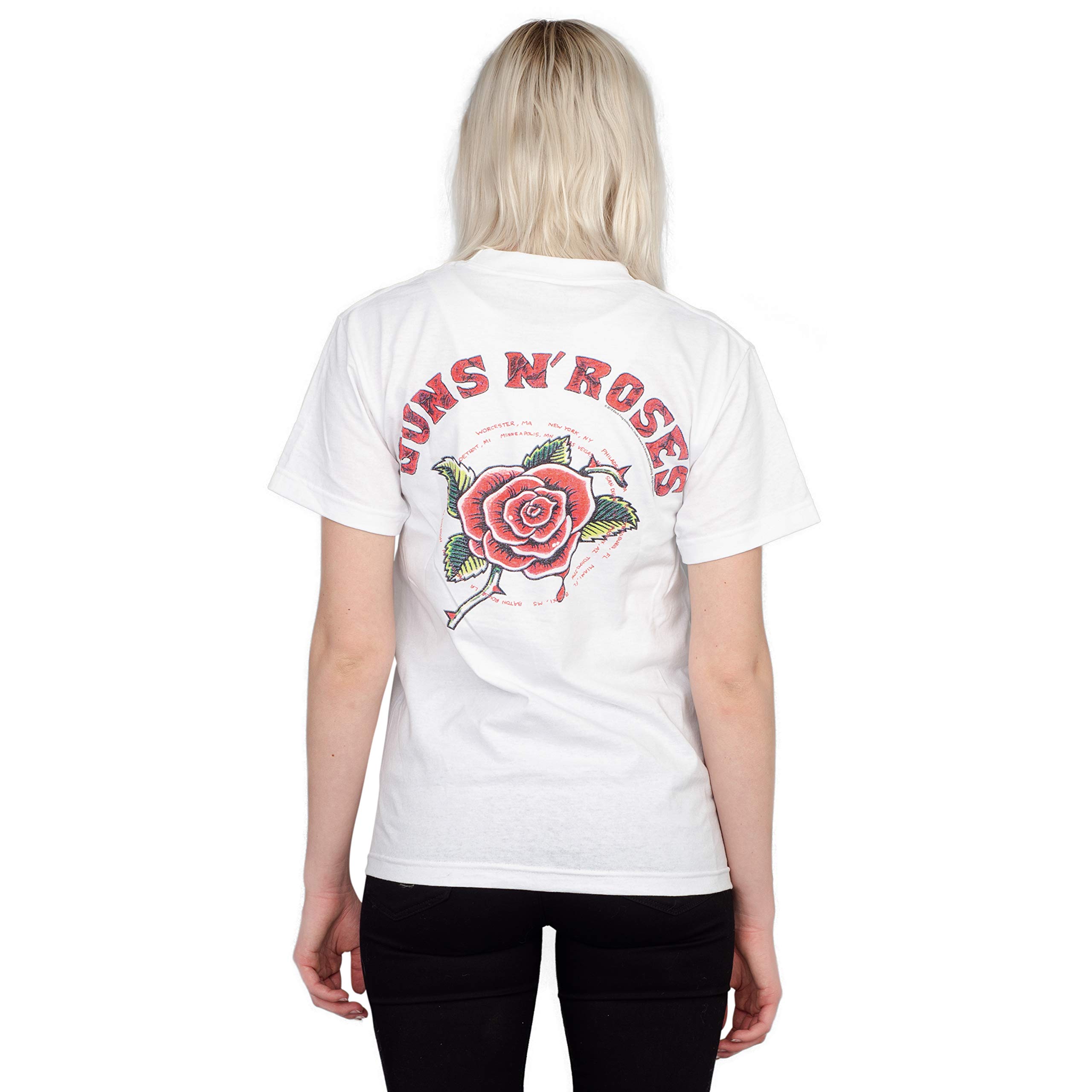 Guns N' Roses Use Your Illusion Vintage White T-Shirt for Men - Classic Rock Band Tee for Concerts & Casual Wear