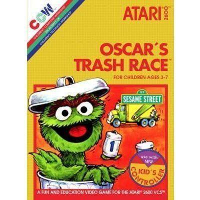 **Atari 2600 Oscar's Trash Race Retro Game Cartridge - Classic Vintage Video Game for Collectors & Gamers - Perfect for Nostalgic Gaming & Retro Console Enthusiasts**