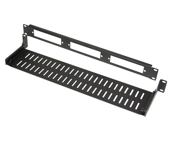 1U Adjustable LGX Fiber Patch Panel Housing - Rear Cable Support for Rack Mount | Ideal for Data Centers & Network Installations