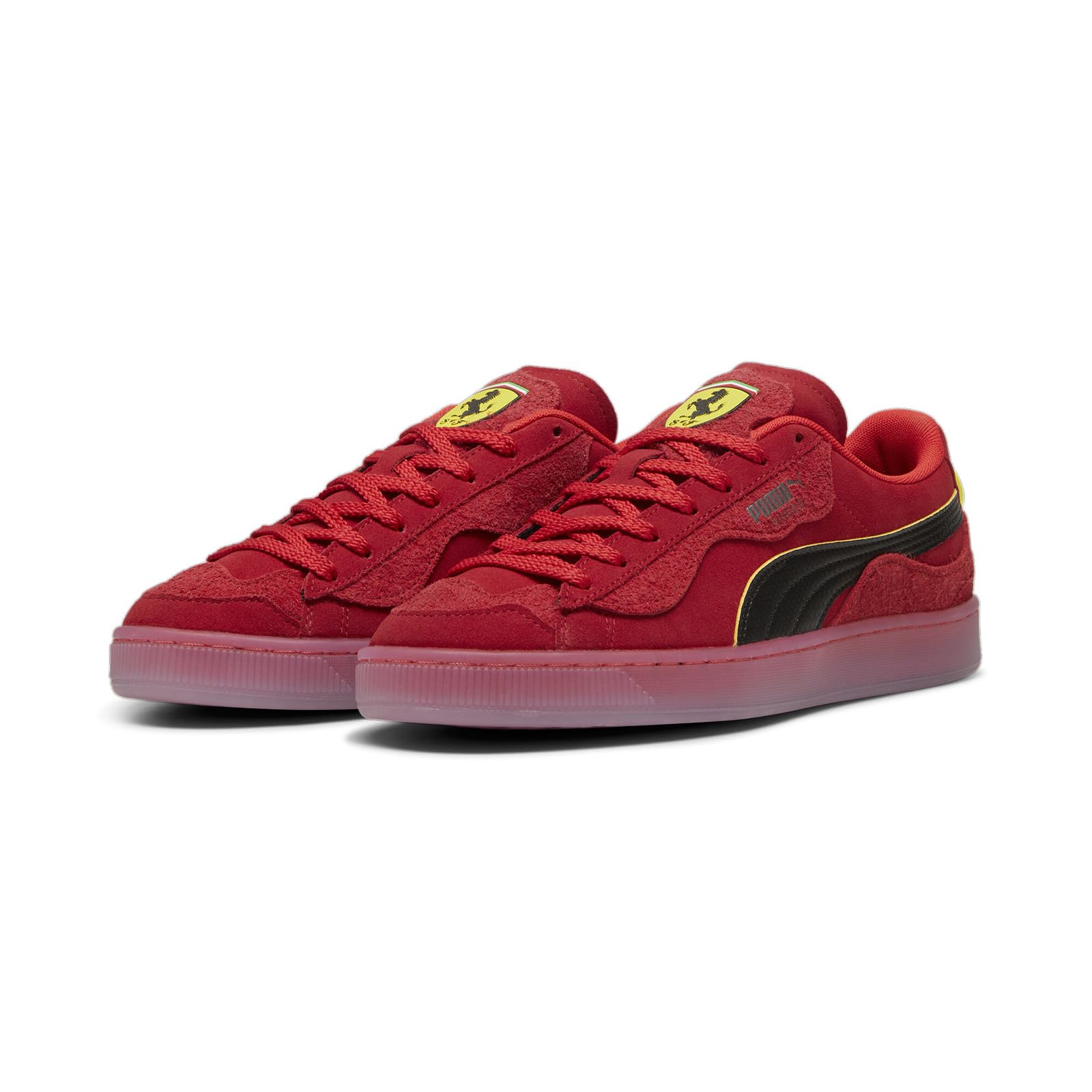 PUMA Men's Ferrari Suede Trippy Sneakers - Retro Running Shoes for Men, Lightweight & Comfortable - Perfect for Casual Wear, Jogging, and Street Style Fashion