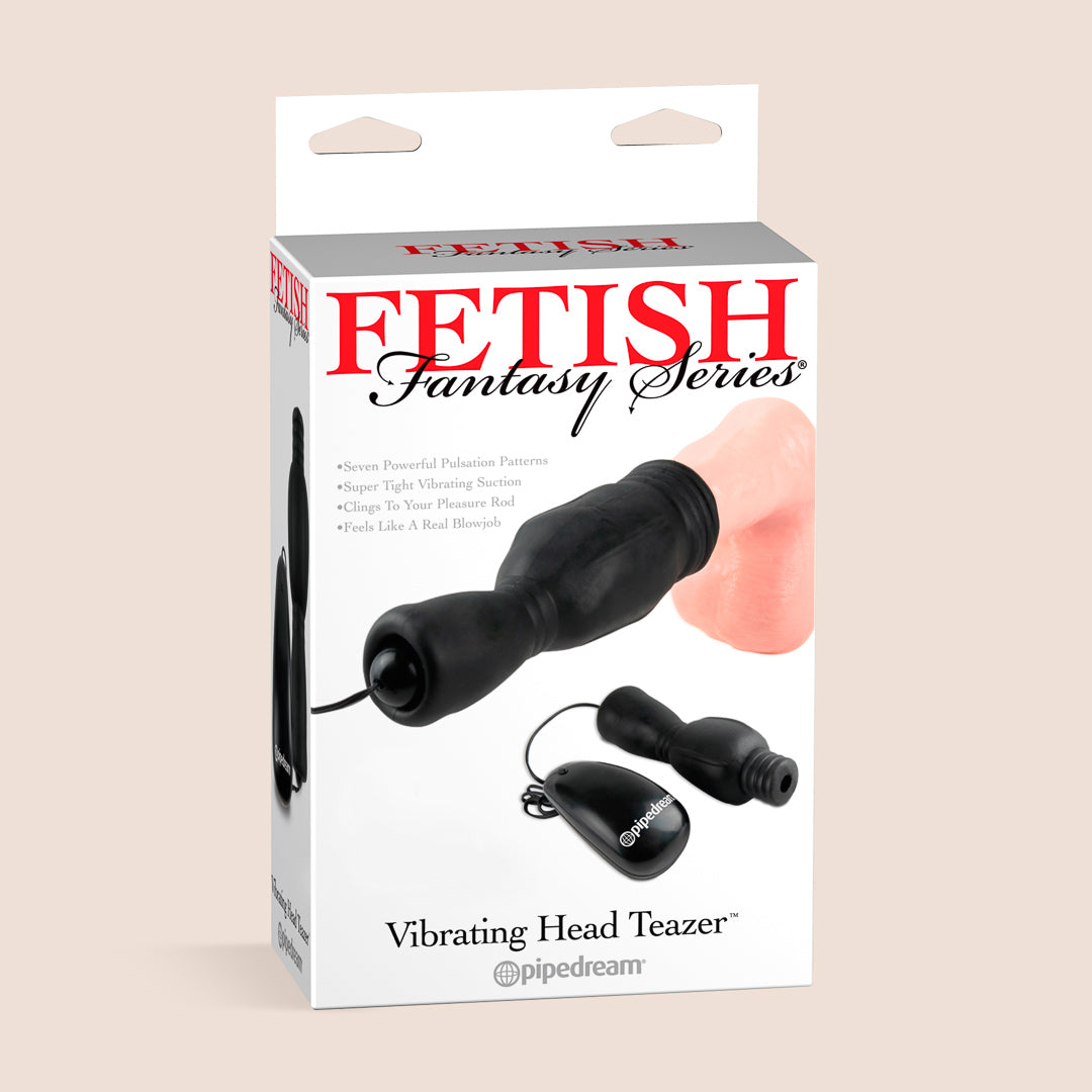 Fetish Fantasy Vibrating Head Teaser - Remote Controlled Adult Toy for Couples Play & Sensual Massage | Perfect for Bedroom Fun, BDSM & Spicing Up Your Relationship
