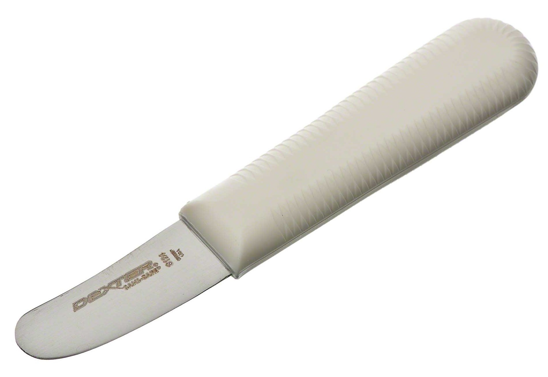 Dexter-Russell 2-Inch Scallop Knife - Sani-Safe Series Stainless Steel Blade - Professional Seafood & Shellfish Shucking Tool for Kitchen, Restaurants & Home Use
