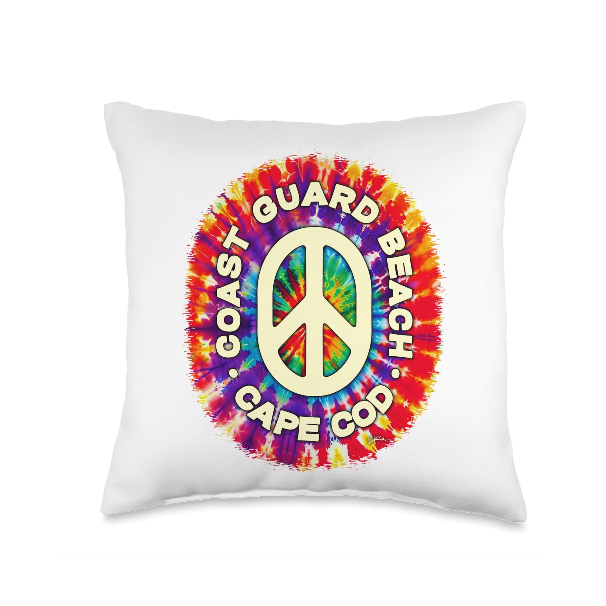 Coast Guard Beach Cape Cod Throw Pillow - Soft Decorative Beach Themed Cushion for Sofa, Bed, or Outdoor Patio - Perfect Coastal Home Decor Gift