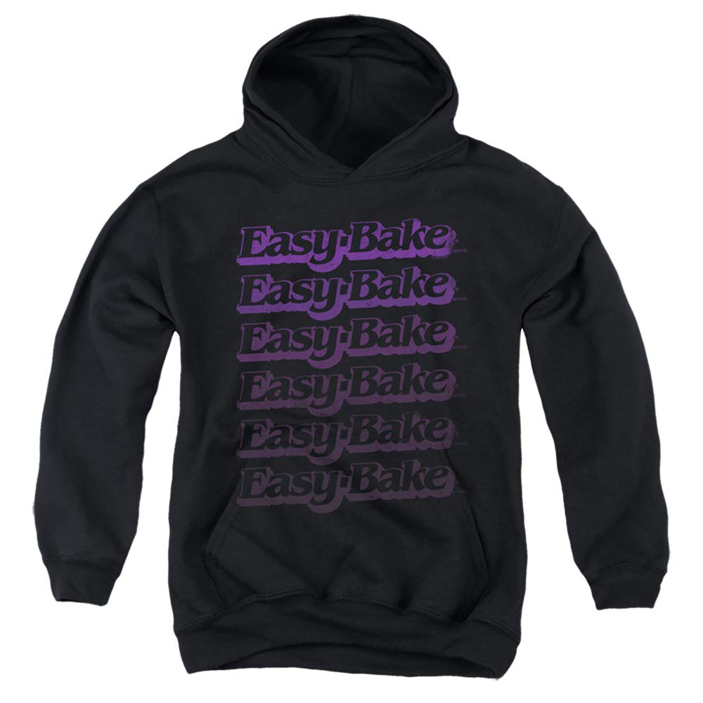 Trevco Easy Bake Oven Faded Unisex Youth Pullover Hoodie - Comfortable & Stylish Baking-Themed Sweatshirt for Kids & Teens | Perfect for Baking Parties, Cooking Classes & Casual Wear