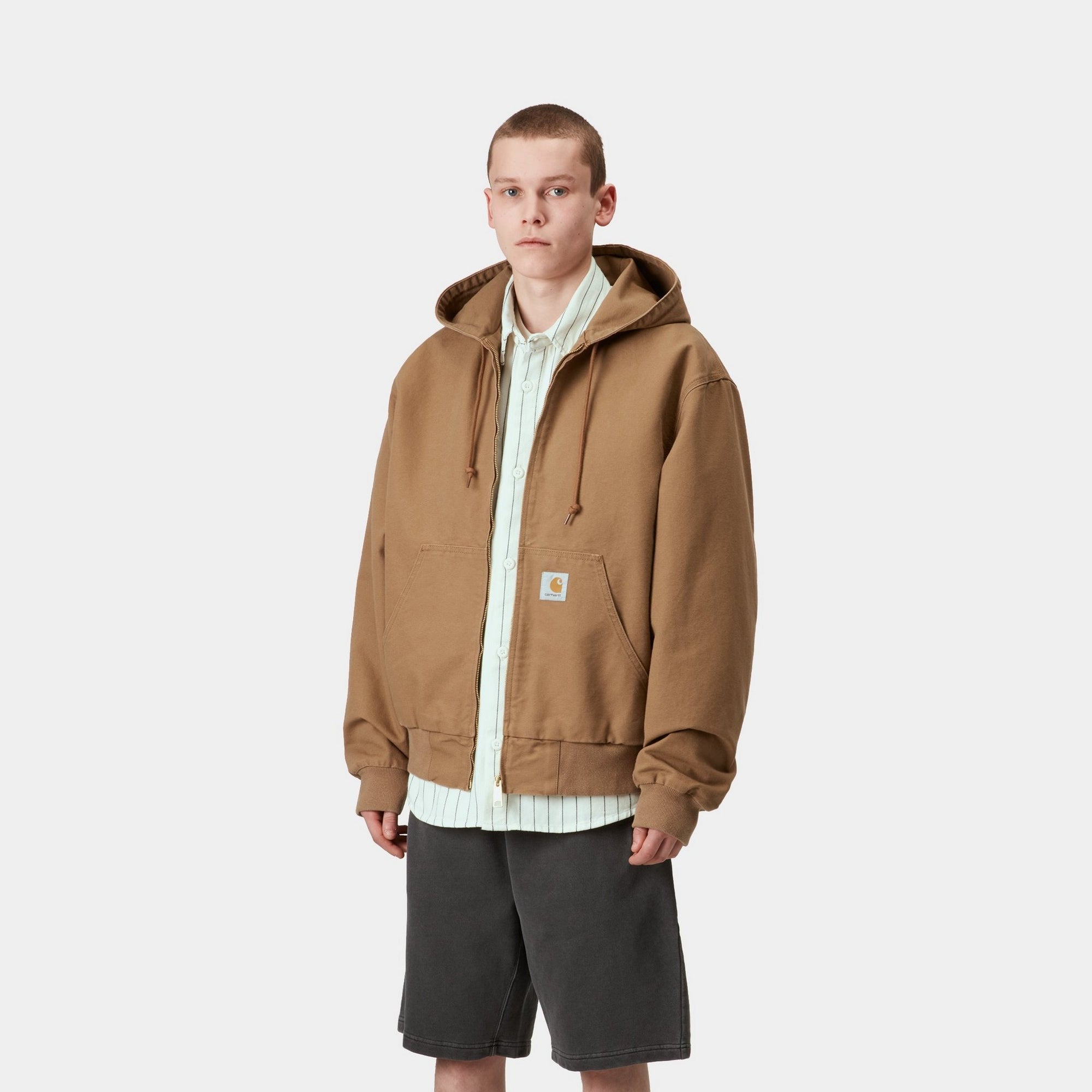 OG Active Jacket for Men & Women - Lightweight Spring Windbreaker with Hamilton Brown Rinsed Finish | Perfect for Outdoor Activities, Hiking & Casual Wear