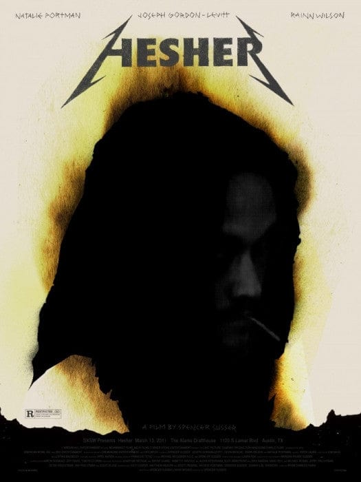 Hesher Alan Hynes Poster - Vintage Rock Music Wall Art Decor for Bedroom, Living Room & Office | Unframed Movie Poster Print
