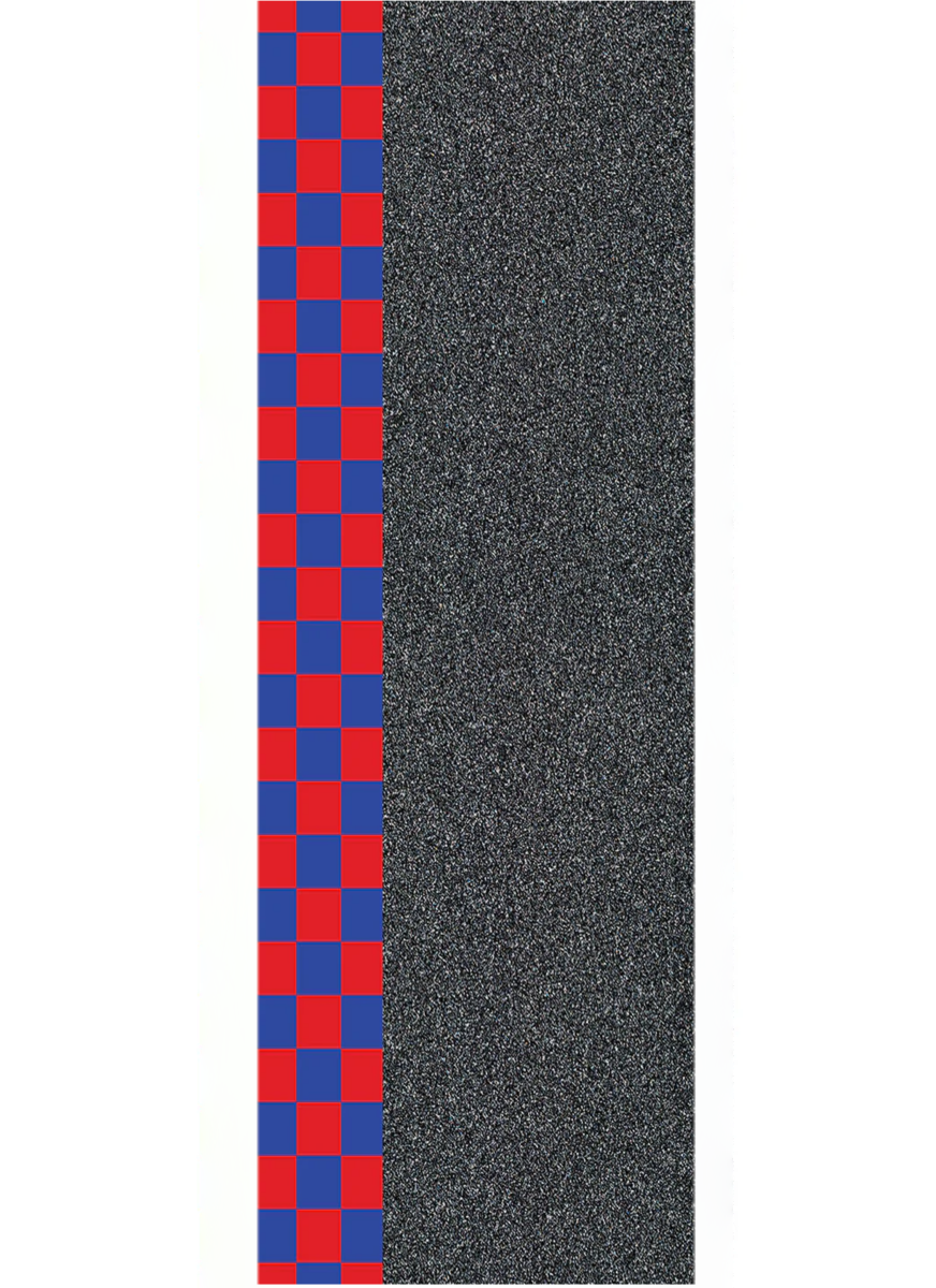 MOB Checker Strip Grip Tape - Premium Skateboard Deck Grip for Enhanced Traction and Control - Perfect for Street Skating, Tricks, and Longboard Safety