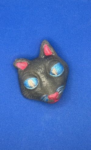 Black Cat Bath Bomb - Movie Inspired Cora Cat & Buttons Horror Bath Bomb for Relaxation - Perfect for Halloween, Spa Nights & Gift Giving