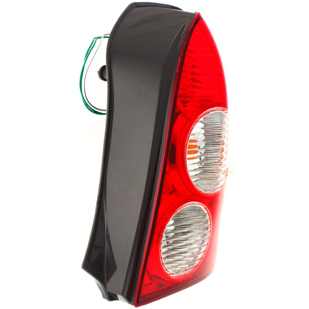 2002-2003 Mazda Protege Tail Light Pair - Driver & Passenger Side with Bulbs - Direct Replacement for MA2800121 & MA2801121 - Perfect for Night Driving & Enhanced Vehicle Safety