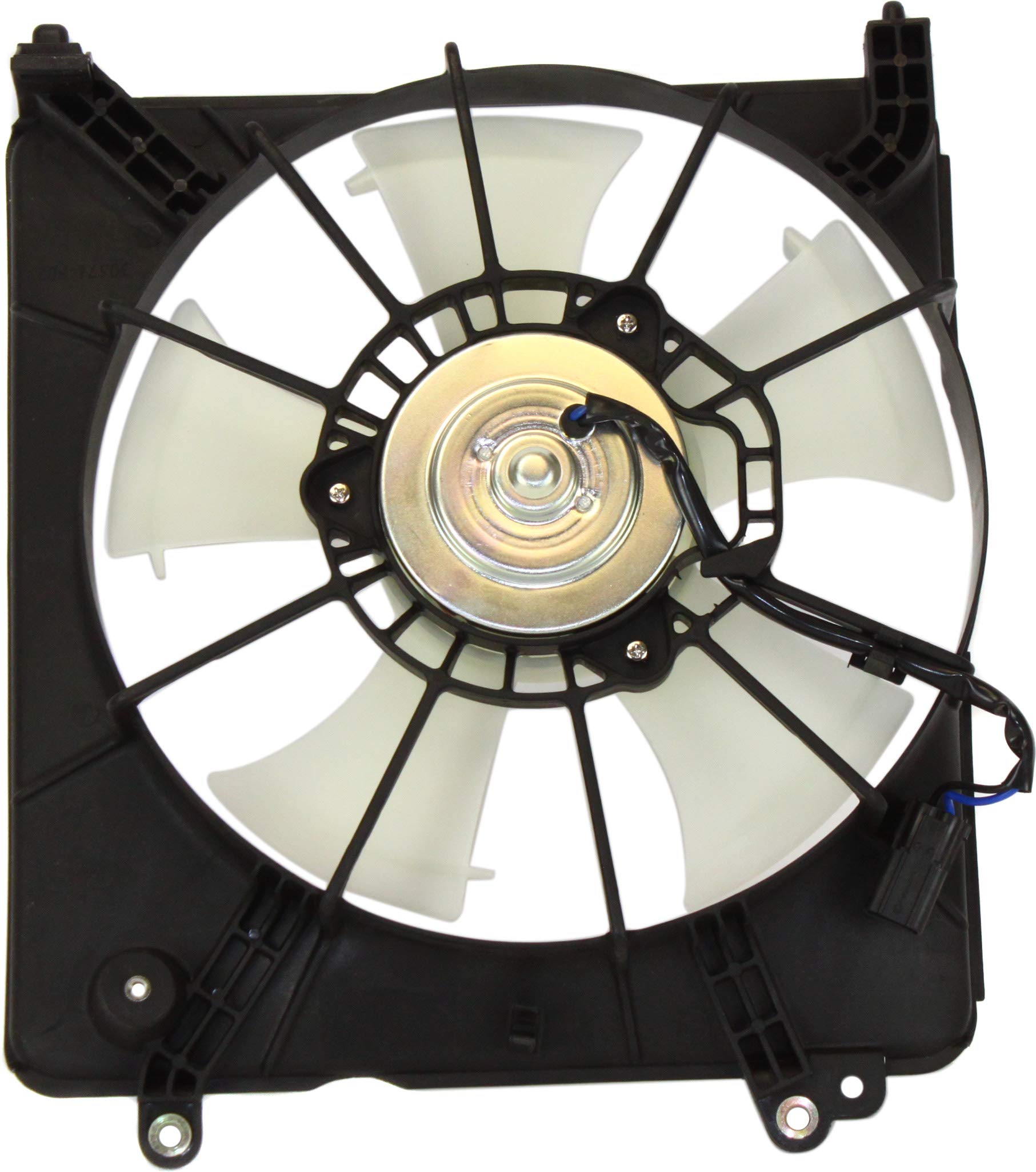 Evan Fischer Radiator Cooling Fan Compatible with 2009-2014 Honda Fit, 2010-2013 Honda Insight & 2011-2016 Honda CR-Z (Part# HO3115152) - High Performance Replacement for Engine Cooling System