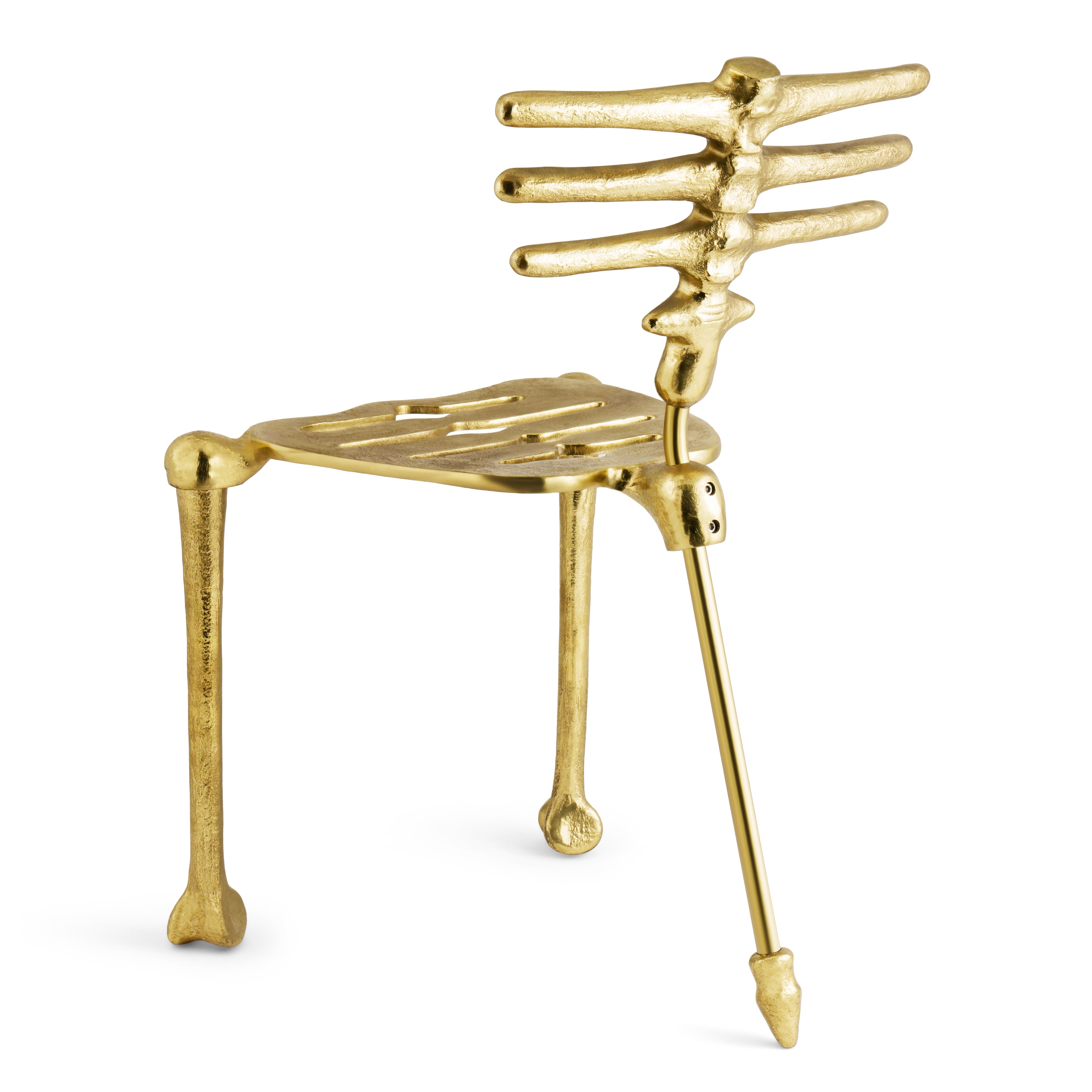 Modern Skeleton Chair - Industrial Style Metal Frame Accent Chair for Living Room, Bedroom, or Office - Perfect for Home Decor, Lounge Seating & Contemporary Interior Design