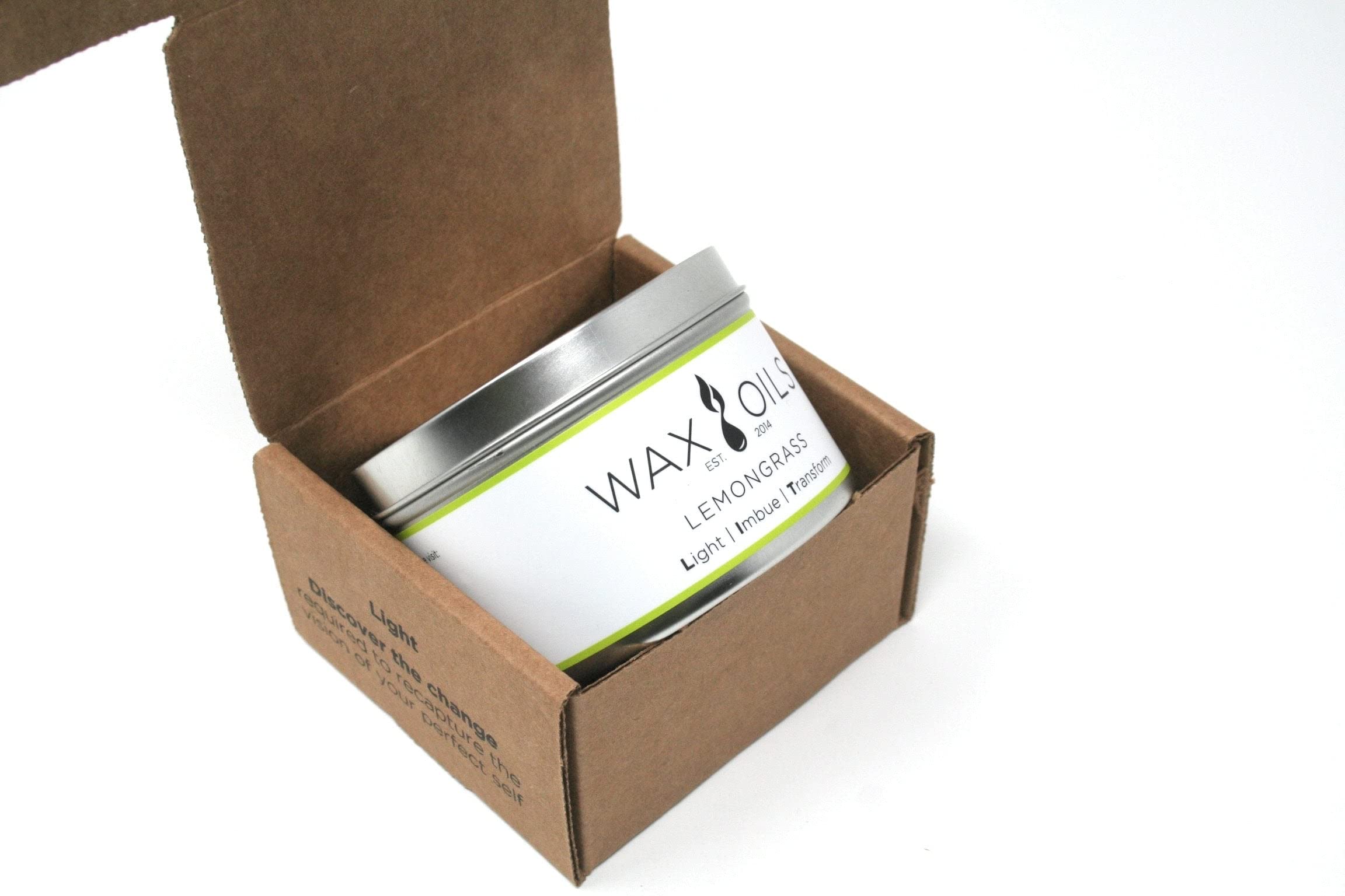 Organic Soy Wax Aromatherapy Candles - 8oz Lemongrass Scented Candle for Relaxation, Meditation & Home Decor | Natural Essential Oil Infused, Long-Lasting Fragrance, Eco-Friendly Gift Idea