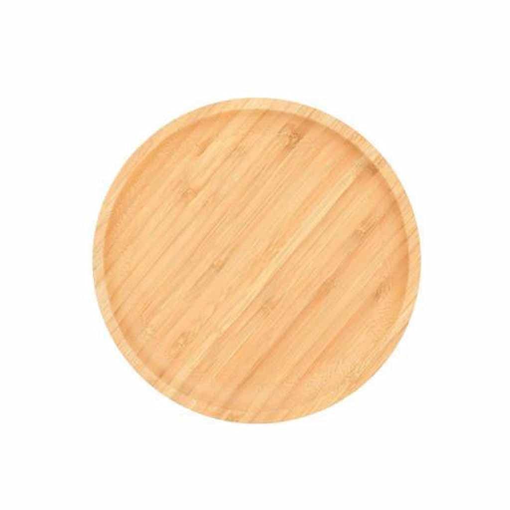 SPNEC Wooden Bamboo Serving Tray - Japanese Style Square Plate for Tea Cups, Fruits & Snacks | Decorative Food Storage Pallet | Perfect for Tea Parties, Picnics & Home Decor (Color: Brown)