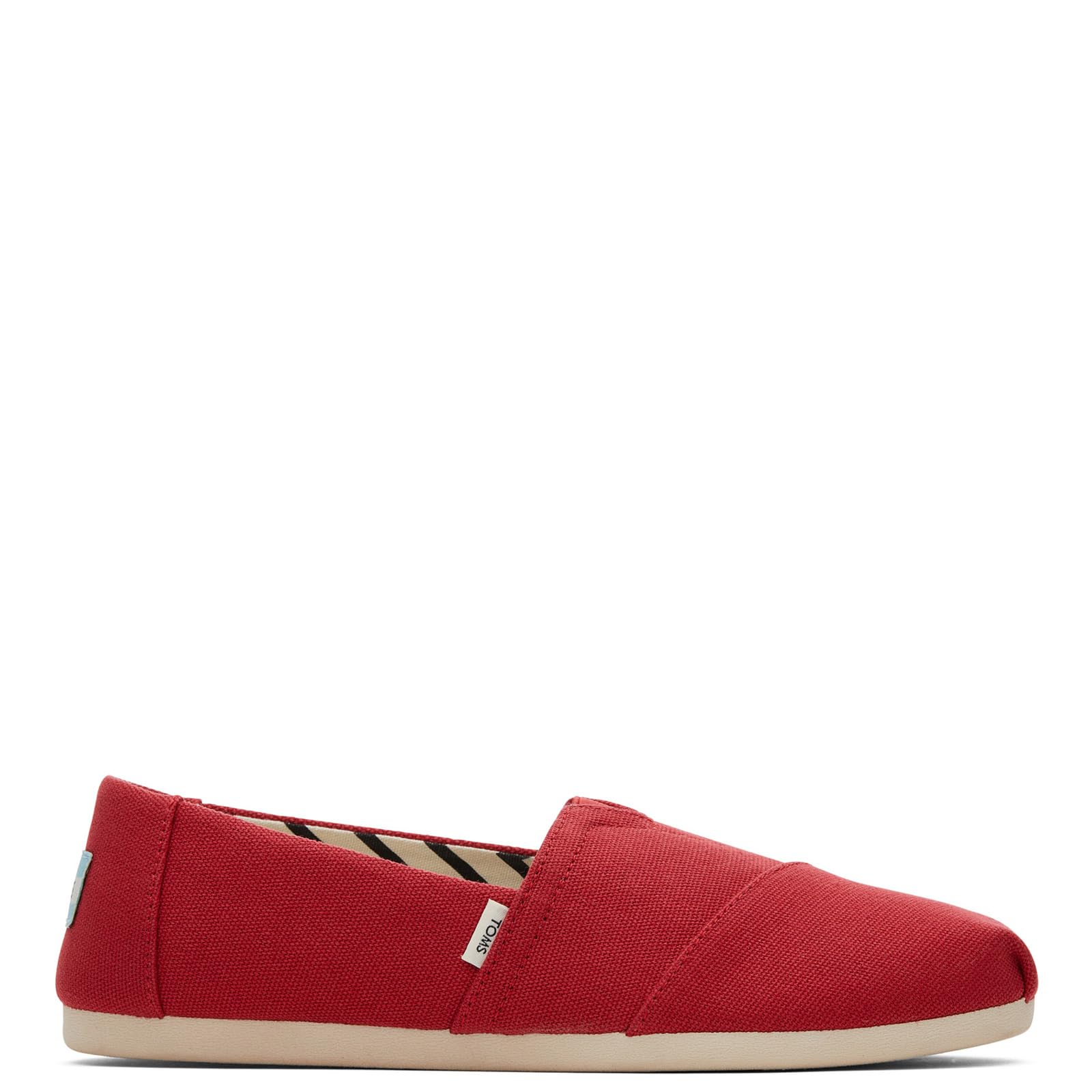 TOMS Women's Alpargata Slip-On Flats - Comfortable Casual Shoes for Women | Perfect for Everyday Wear, Work, and Travel