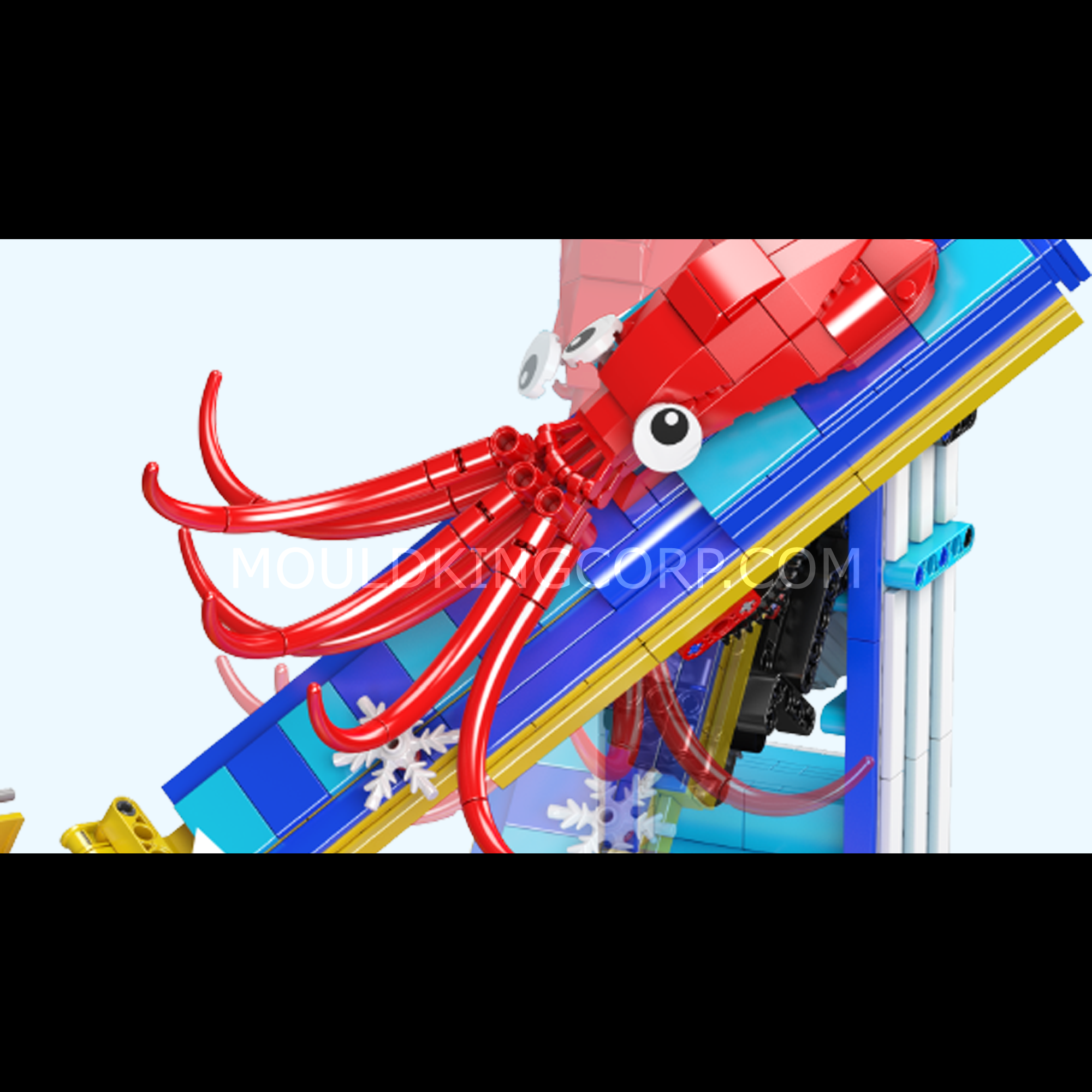 Mould King 11015 Octopus Swing Ride Building Blocks Set - 1,668 Pieces STEM Toy for Kids & Adults | Perfect for Creative Play, Birthday Gifts & Home Decoration