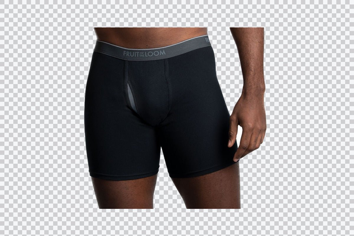 Fruit of the Loom Men's Eversoft CoolZone Fly Boxer Briefs 6-Pack - Soft Breathable Underwear for All-Day Comfort at Work, Gym & Travel