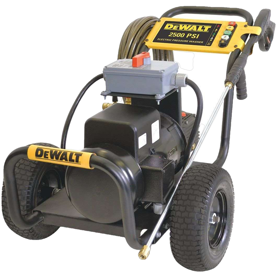 **DEWALT DXPW2500E 2500 PSI 3.5 GPM Electric Pressure Washer - Heavy Duty Cleaning for Driveways, Decks, Siding & Outdoor Surfaces**