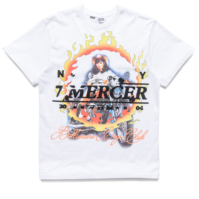 Billionaire Boys Club Mercer M.C Knit Tee - Premium White Cotton T-Shirt for Men | Streetwear Fashion & Casual Wear