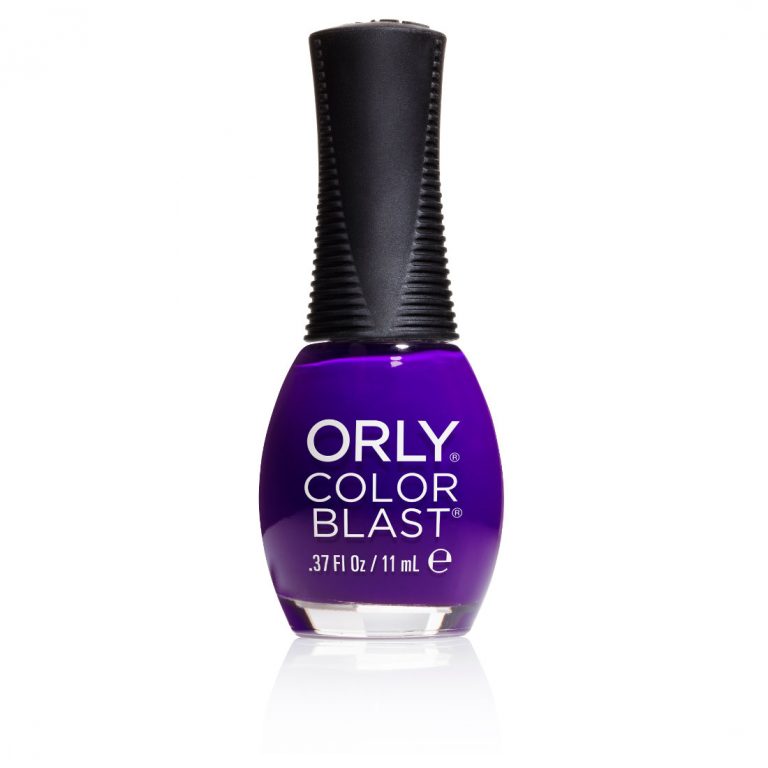 ORLY Color Blast Violet Neon Nail Polish - Long Lasting Vegan & Cruelty Free Nail Lacquer for Salon Quality Manicures at Home | Perfect for Parties, Holidays & Special Occasions