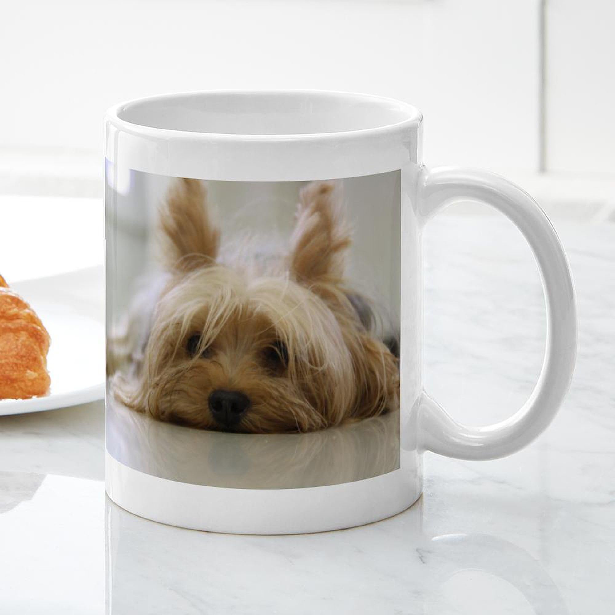Yorkie Dog Ceramic Coffee Mug 11 oz (325 ml) - Perfect for Tea, Hot Chocolate & Office Use | CafePress