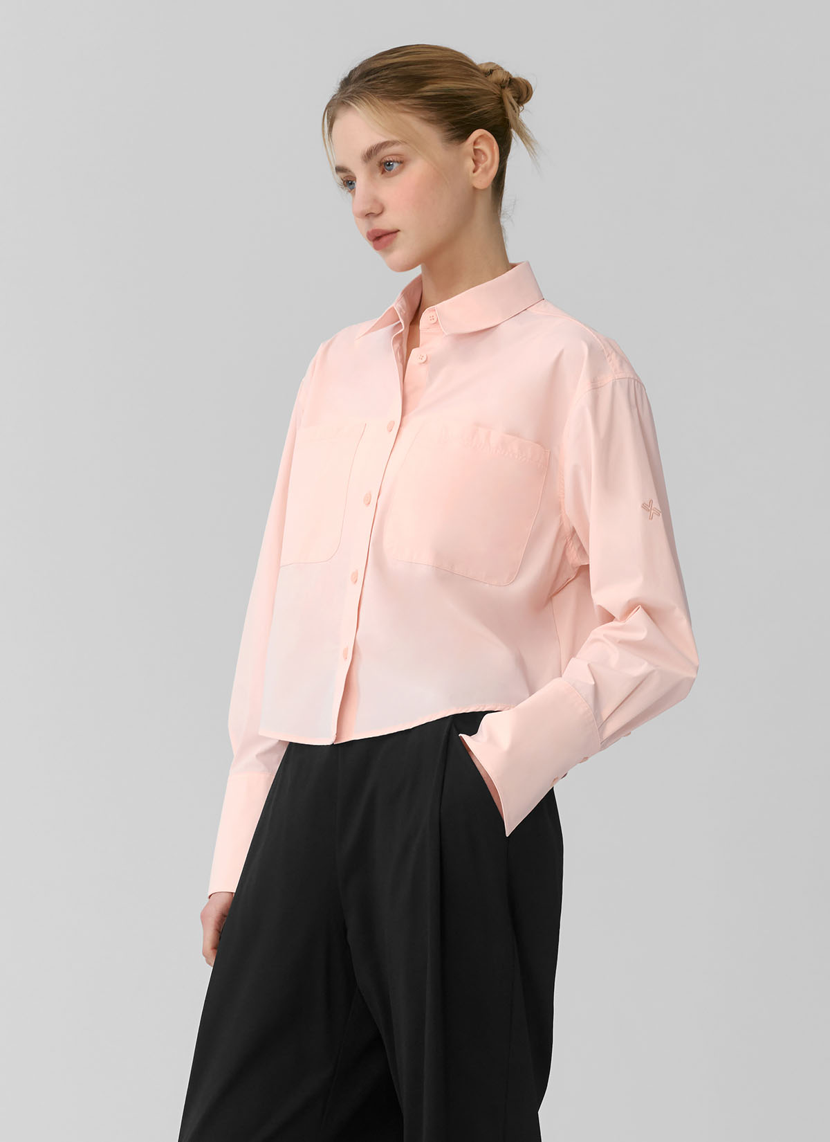 All Around Stretch Crop Shirt - Women's Comfortable Breathable Fashion Top for Yoga, Running & Casual Wear