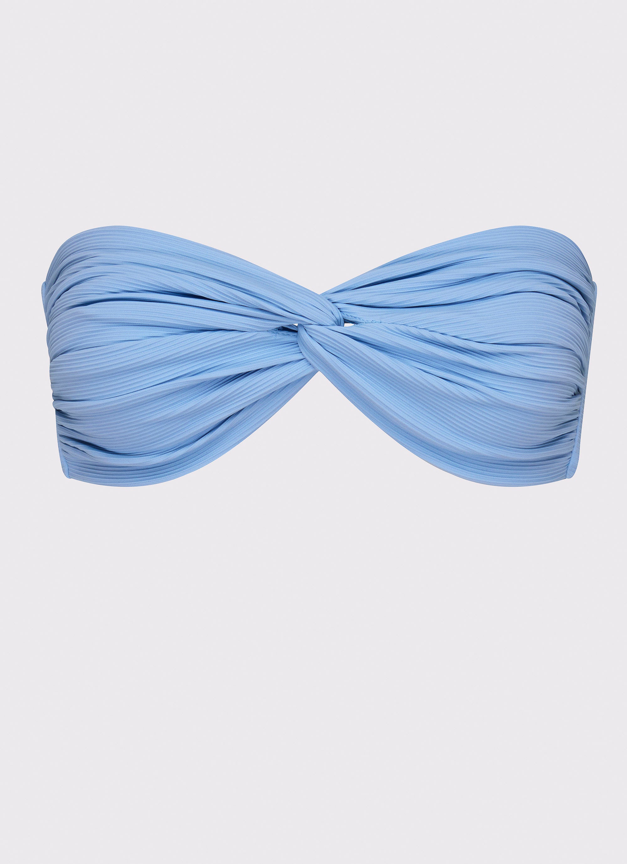 Delta Bandeau Bikini Top - Blue Strapless Swimwear for Women | Perfect for Beach, Pool, and Summer Vacations