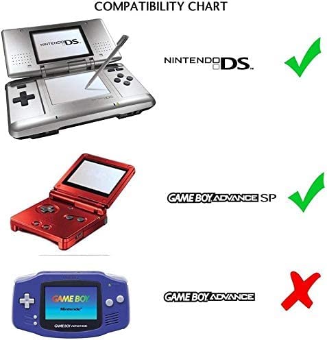 Original Game Boy Advance SP Charger Kit - AC Adapter & USB Charging Cable for GBA SP & Nintendo DS | Portable Gaming Power Solution for Home & Travel