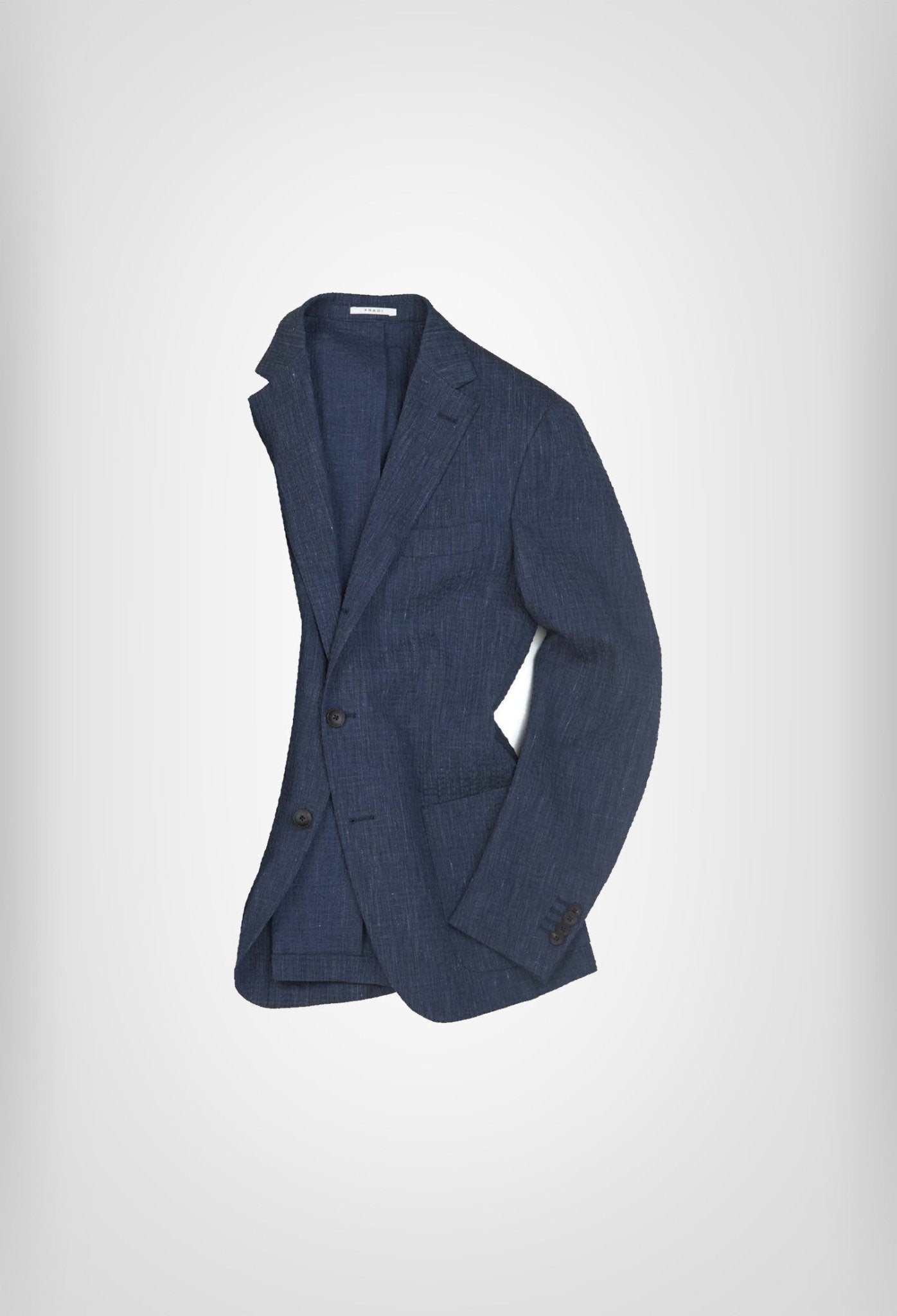 FRADI Women's Cotton Stretch Blazer Jacket - Navy Blue Slim Fit Business Casual Blazer for Office Work & Professional Outfits