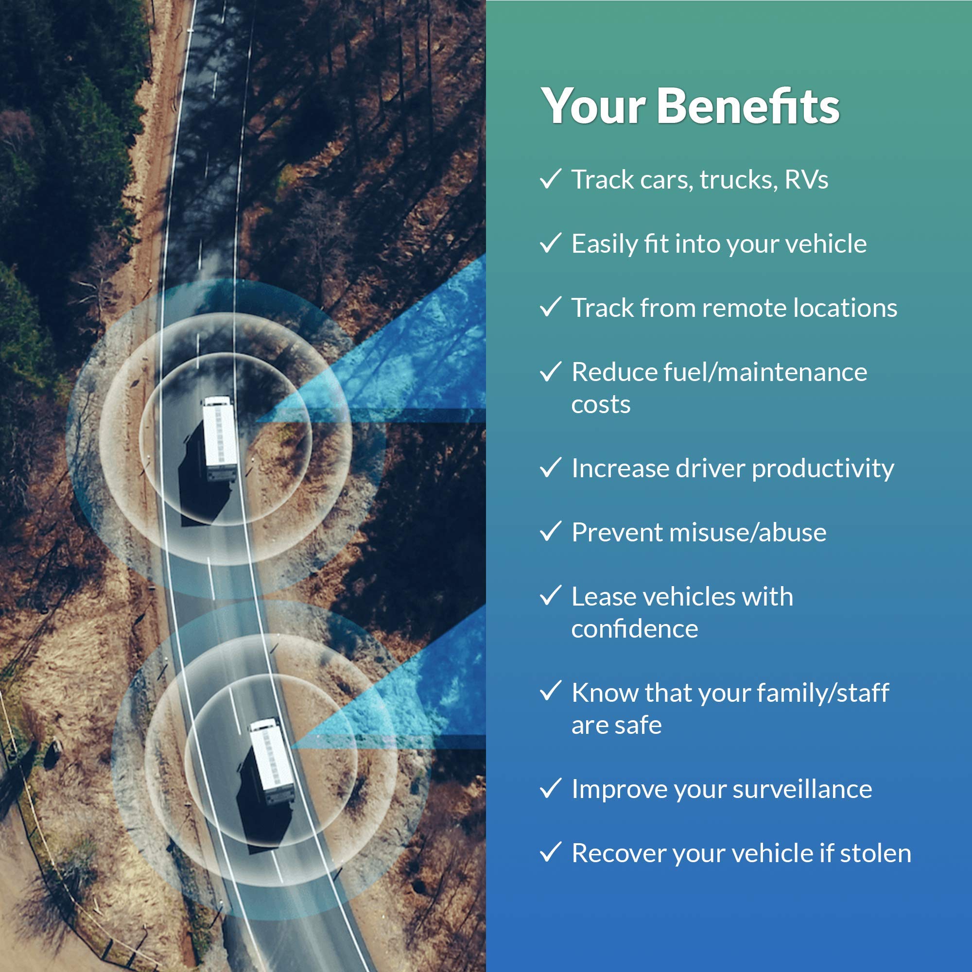 miTrail MVT-2020 4G LTE GPS Tracker for Vehicles - Waterproof, Real-Time Tracking for Cars, Trucks & RVs - US & Canada Coverage with 1-Year Warranty | Perfect for Fleet Management, Personal Vehicle Security & Road Trip Safety