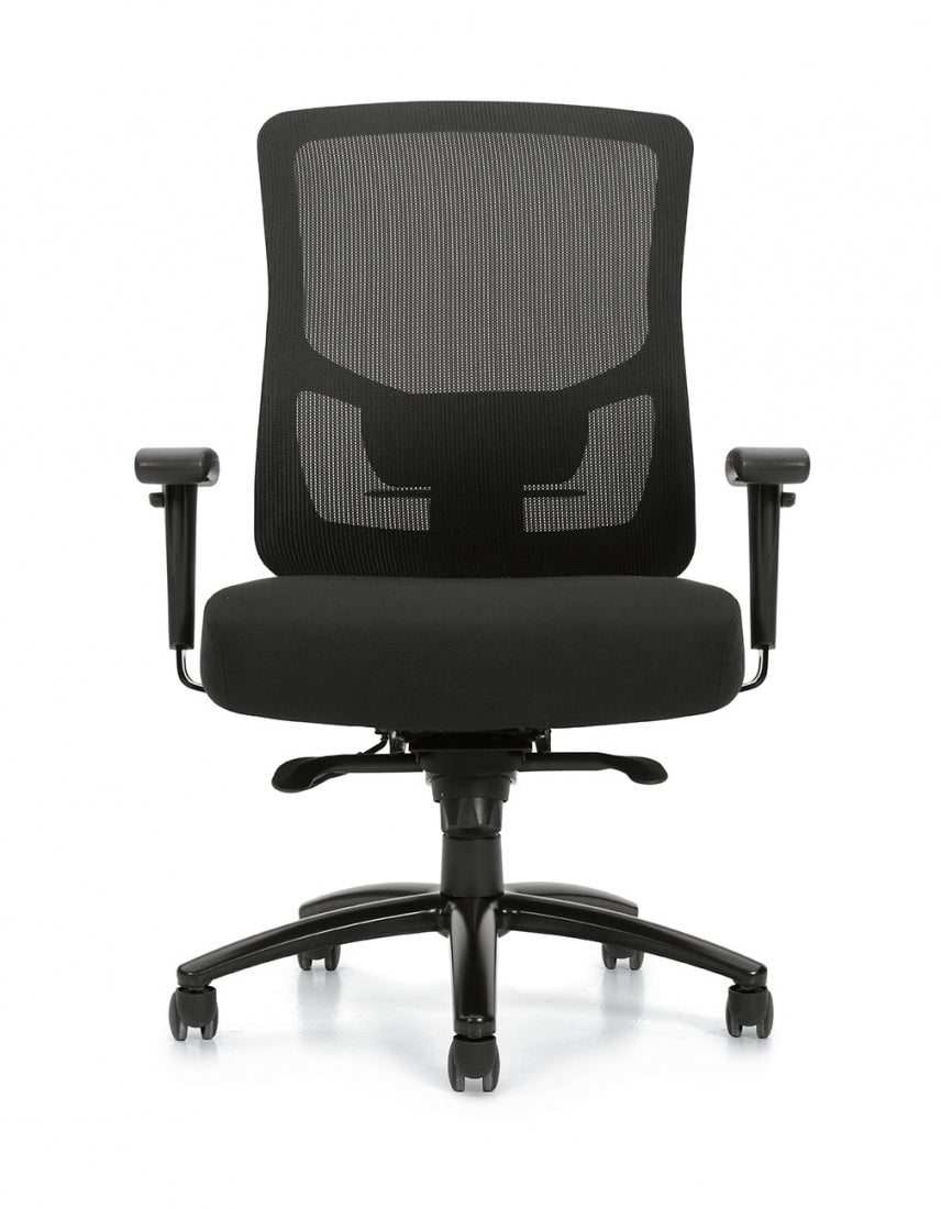 Heavy Duty Mesh Back Synchro Tilter Chair - 350 lb Weight Capacity, Ergonomic Office Chair by OTG - Perfect for Home Office, Gaming, and Conference Rooms