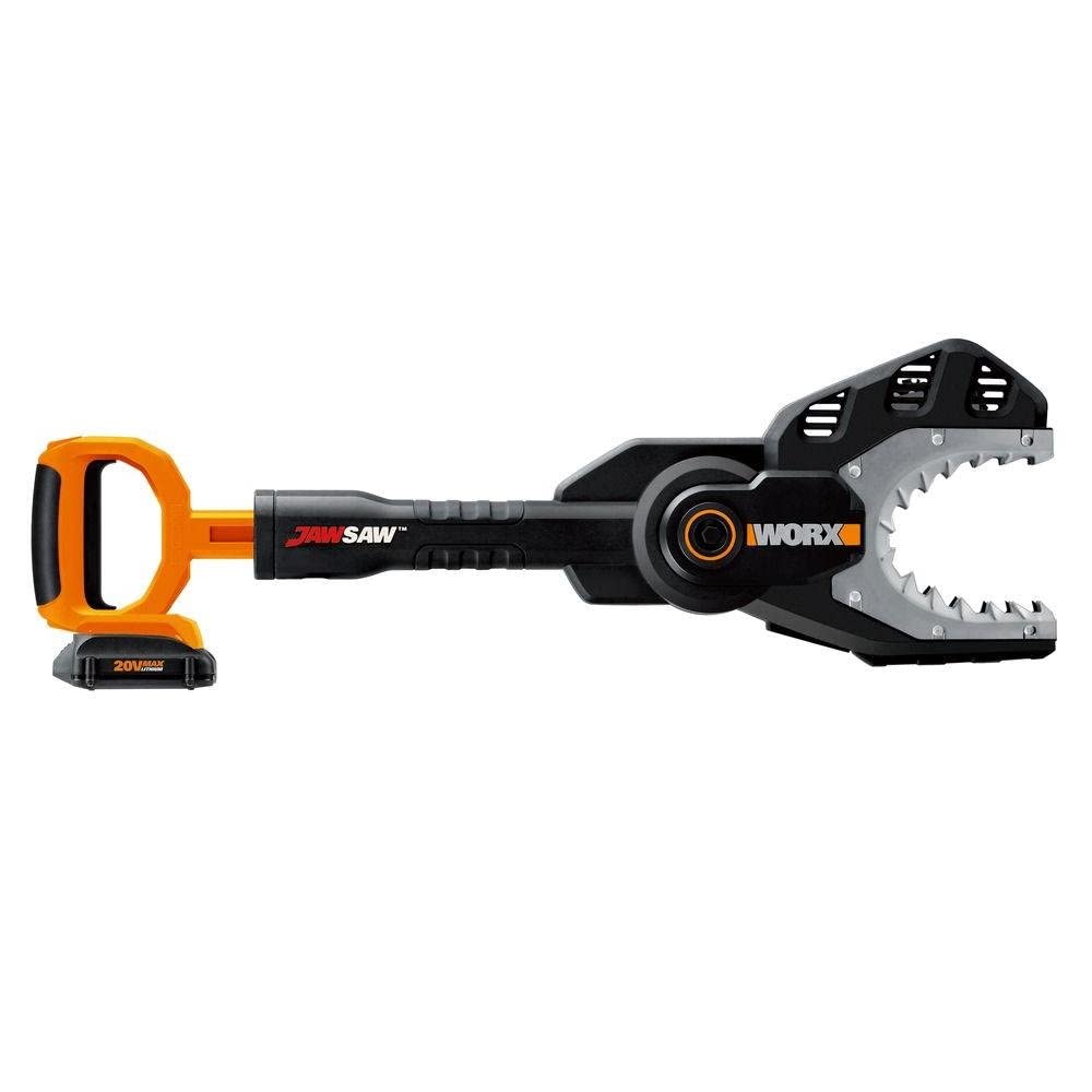 Worx WG320 20V Cordless JawSaw Chainsaw with Battery & Charger | 5' Extension Pole for WG320/WG321 | Perfect for Tree Trimming, Yard Cleanup & DIY Projects