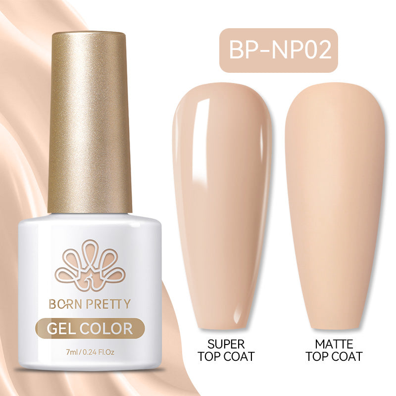 NP02 7ml Soak Off UV LED Gel Polish Nail Kit - Long Lasting High Gloss Manicure for Home & Salon Use | Perfect for Nail Art, French Tips & Special Occasions