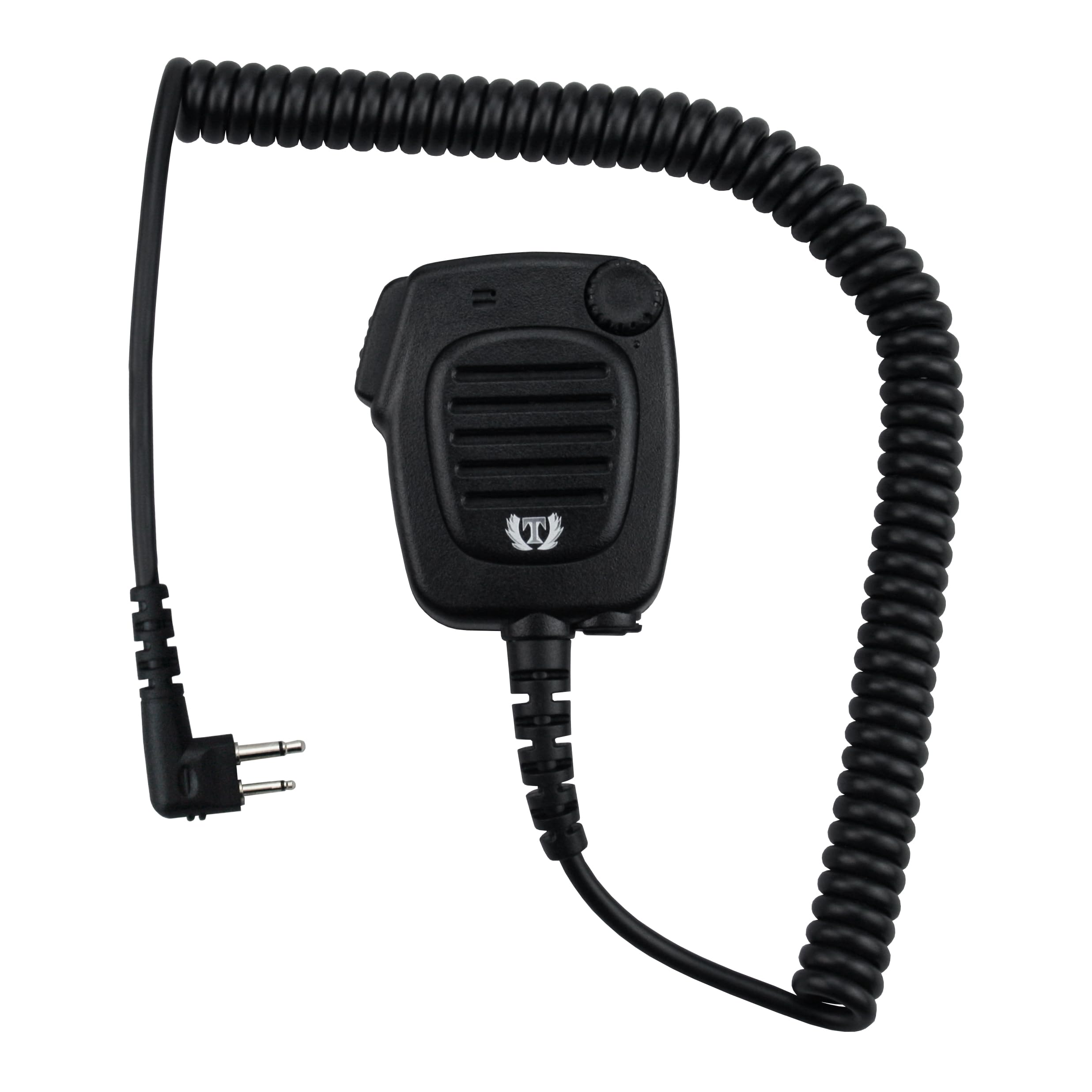 Heavy Duty Waterproof Hand Shoulder Remote Mic Speaker Replacement for Motorola Radio 2 Pin - Durable Communication Accessory for Outdoor, Construction & Emergency Use